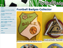 Tablet Screenshot of footballbadges.org